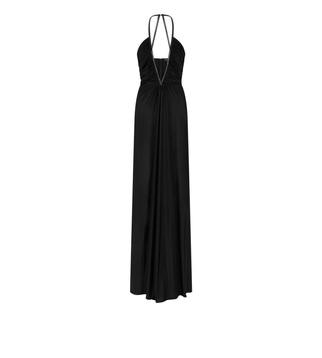 ABENDKLEID AUS STRETCH-JERSEY MIT TIEFEN V-AUSSCHNITT ABENDKLEID AUS STRETCH-JERSEY MIT TIEFEN V-AUSSCHNITT