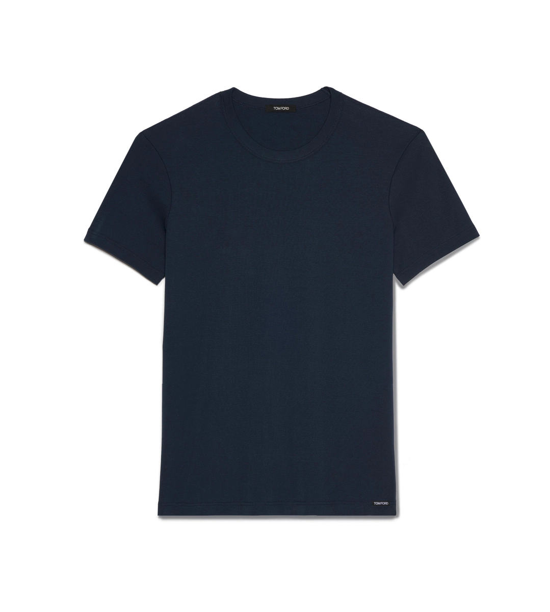 BAUMWOLL-T-SHIRT MIT RUNDHALSAUSSCHNITT BAUMWOLL-T-SHIRT MIT RUNDHALSAUSSCHNITT