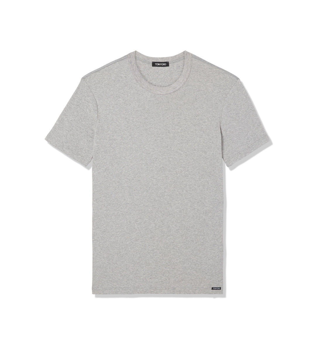 BAUMWOLL-T-SHIRT MIT RUNDHALSAUSSCHNITT BAUMWOLL-T-SHIRT MIT RUNDHALSAUSSCHNITT