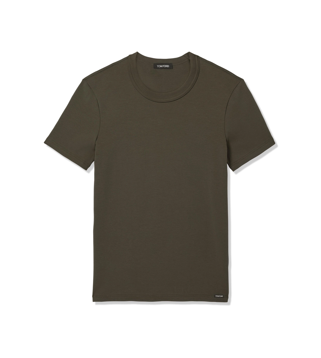 BAUMWOLL-T-SHIRT MIT RUNDHALSAUSSCHNITT BAUMWOLL-T-SHIRT MIT RUNDHALSAUSSCHNITT