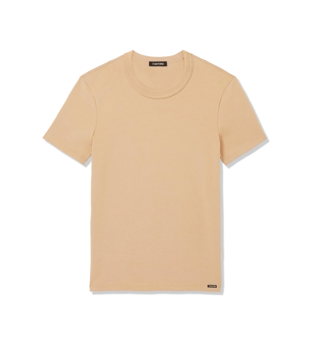 BAUMWOLL-T-SHIRT MIT RUNDHALSAUSSCHNITT BAUMWOLL-T-SHIRT MIT RUNDHALSAUSSCHNITT
