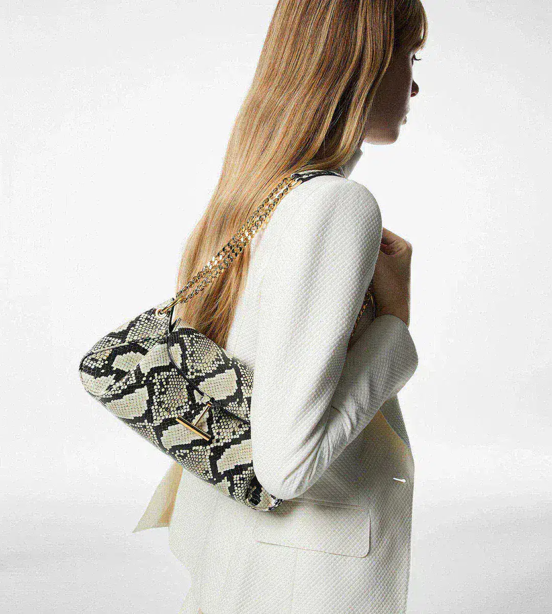 BEDRUCKTE PYTHON-SCHULTERTASCHE „TARA CHAIN“ BEDRUCKTE PYTHON-SCHULTERTASCHE „TARA CHAIN“