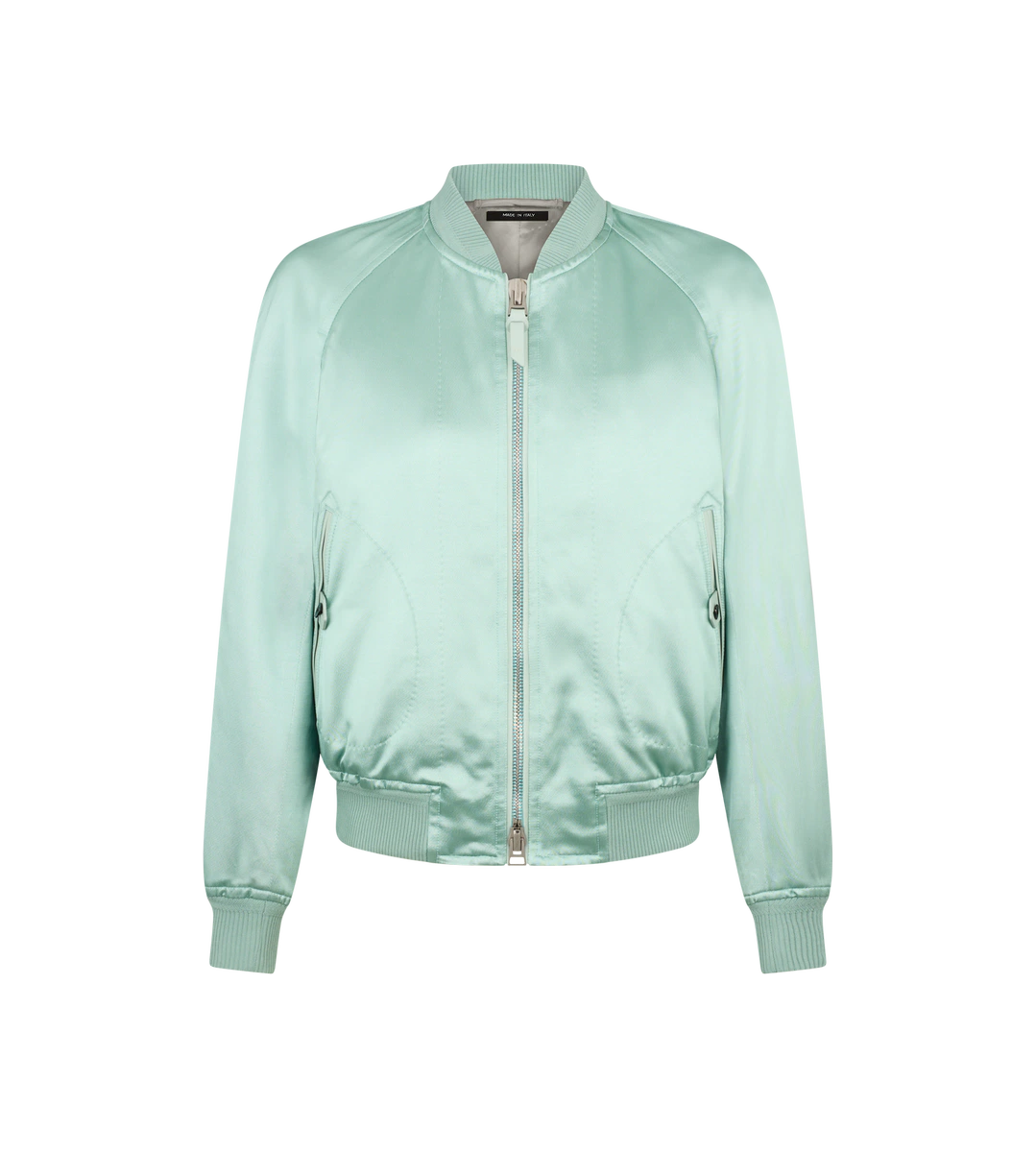 BOMBERJACKE MIT GERIPPTEM BESATZ BOMBERJACKE MIT GERIPPTEM BESATZ