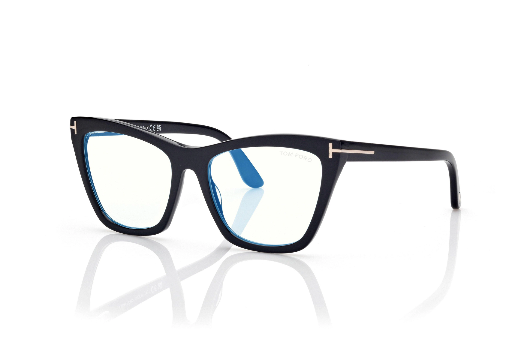 Blaublock-Katzenaugenbrille mit Clip-On-Sonnenbrille Blaublock-Katzenaugenbrille mit Clip-On-Sonnenbrille