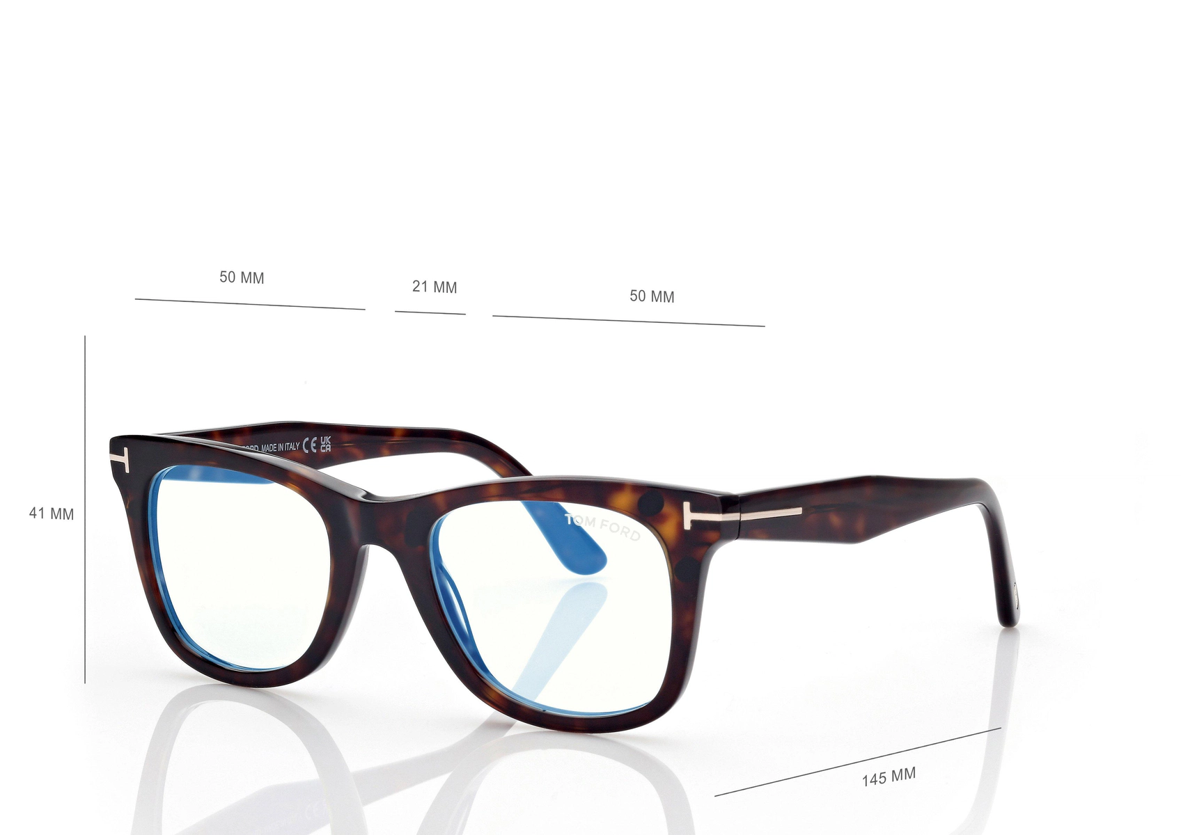 Blaue quadratische Brillen mit Clip-on-Sonnenbrille Blaue quadratische Brillen mit Clip-on-Sonnenbrille