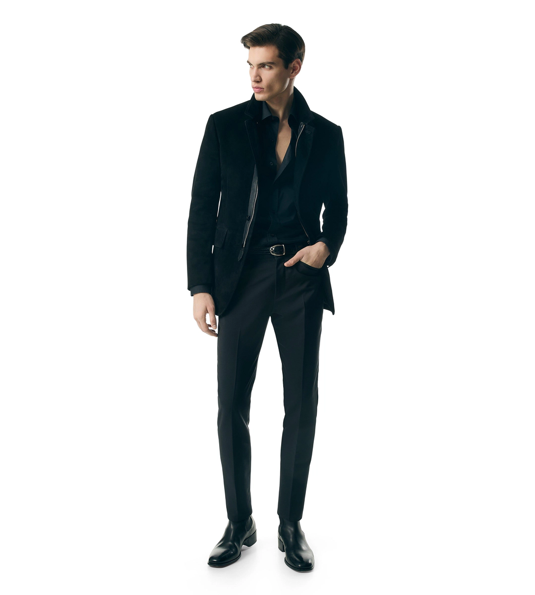 Blazer aus Kaschmir-Wildleder Blazer aus Kaschmir-Wildleder
