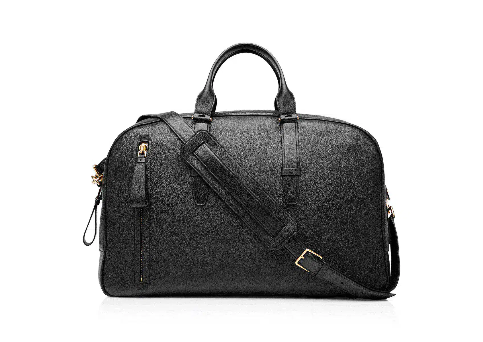 Bowlingtasche Buckley aus genarbtem Leder Bowlingtasche Buckley aus genarbtem Leder