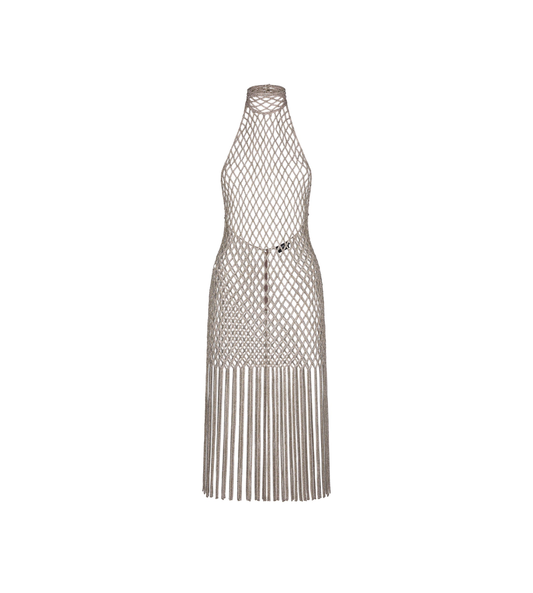COCKTAILKLEID AUS CORDNETZ MIT STICKEREI UND FRANSEN COCKTAILKLEID AUS CORDNETZ MIT STICKEREI UND FRANSEN