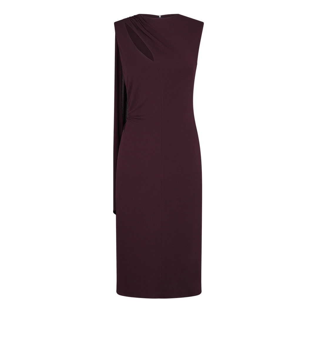 COCKTAILKLEID MIT CUT-OUT UND SCHAL-DETAIL