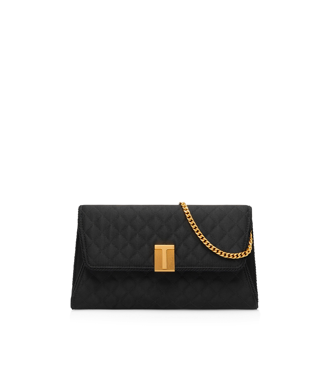Clutch „Nobile“ aus gestepptem Satin Clutch „Nobile“ aus gestepptem Satin