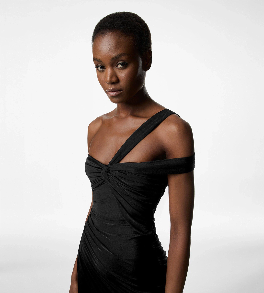 Cocktailkleid mit One-Shoulder-Twist-Front Cocktailkleid mit One-Shoulder-Twist-Front
