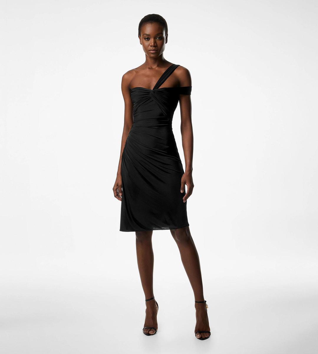 Cocktailkleid mit One-Shoulder-Twist-Front Cocktailkleid mit One-Shoulder-Twist-Front