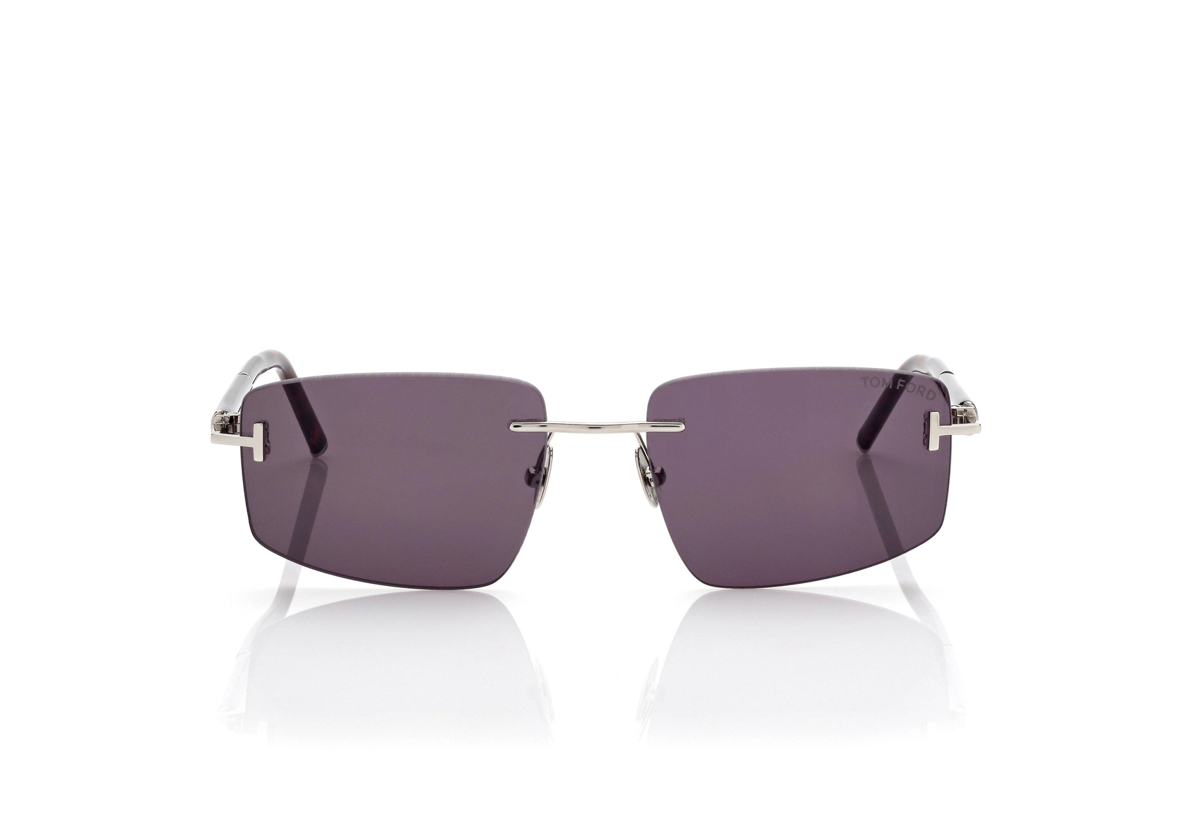 ECKIGE SONNENBRILLE AUS TITAN UND HORN