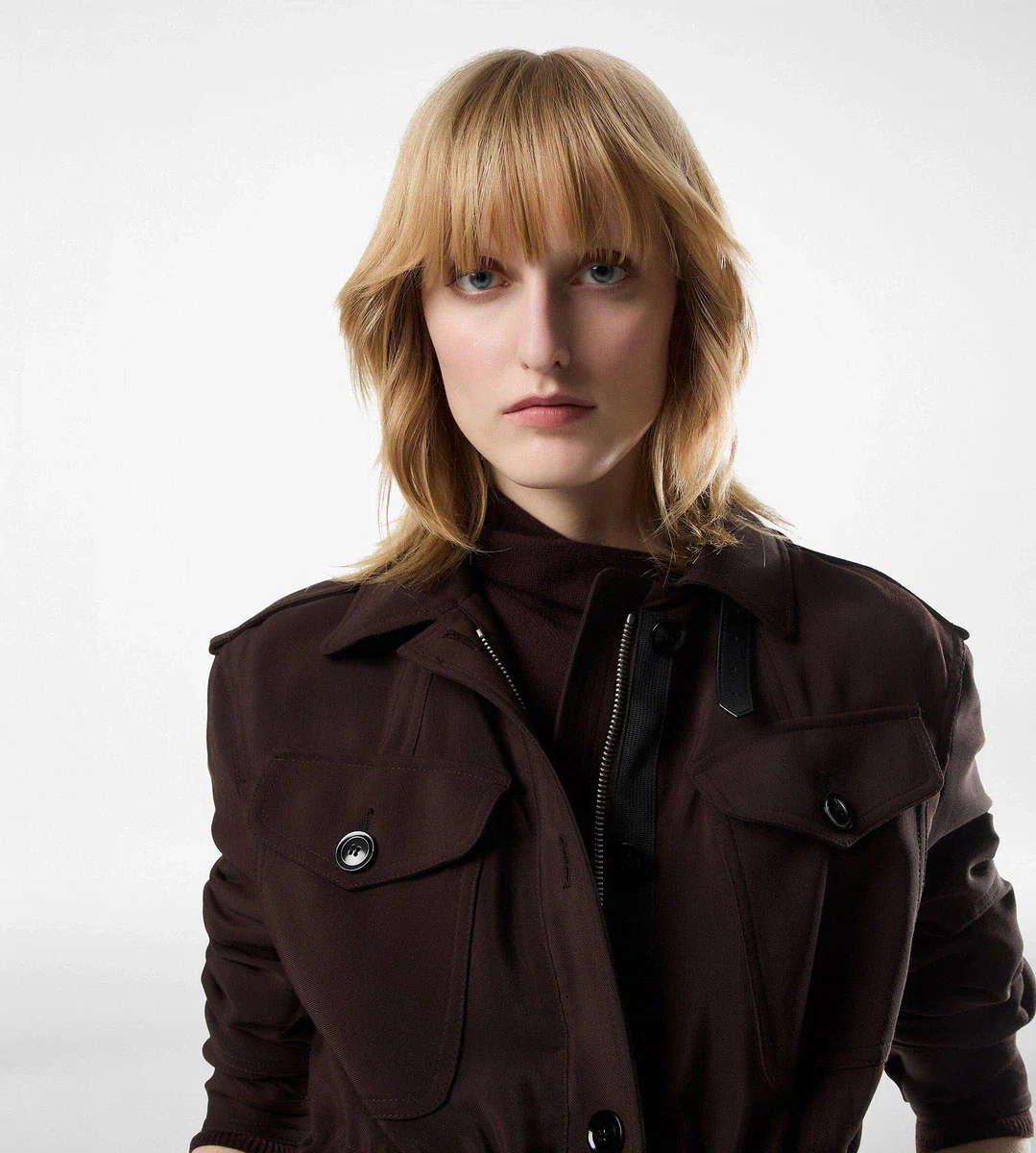 FELDJACKE AUS WOLLMISCHUNG FELDJACKE AUS WOLLMISCHUNG