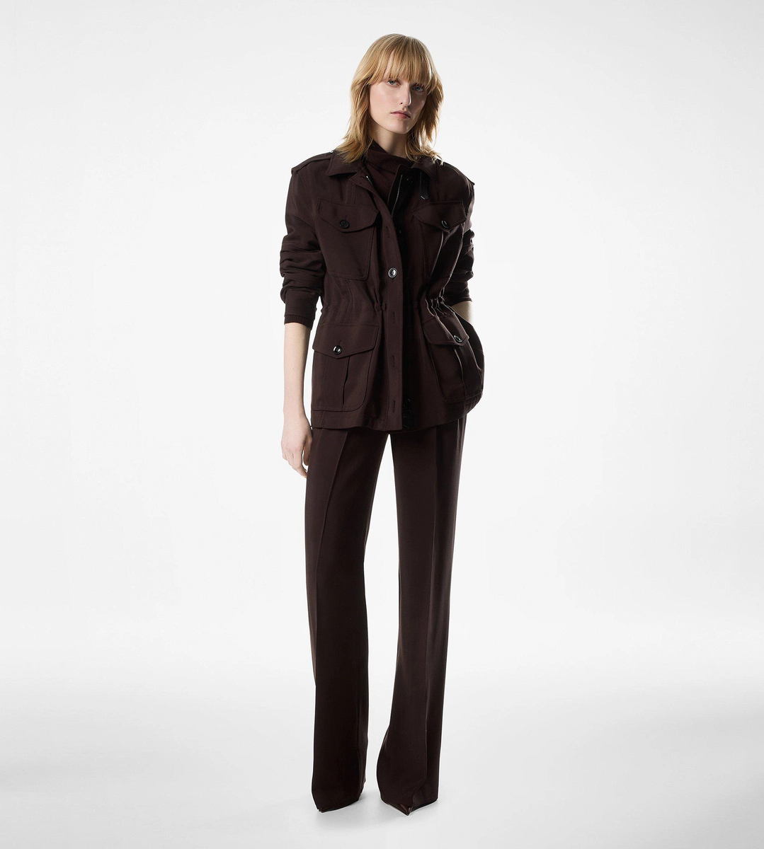 FELDJACKE AUS WOLLMISCHUNG FELDJACKE AUS WOLLMISCHUNG