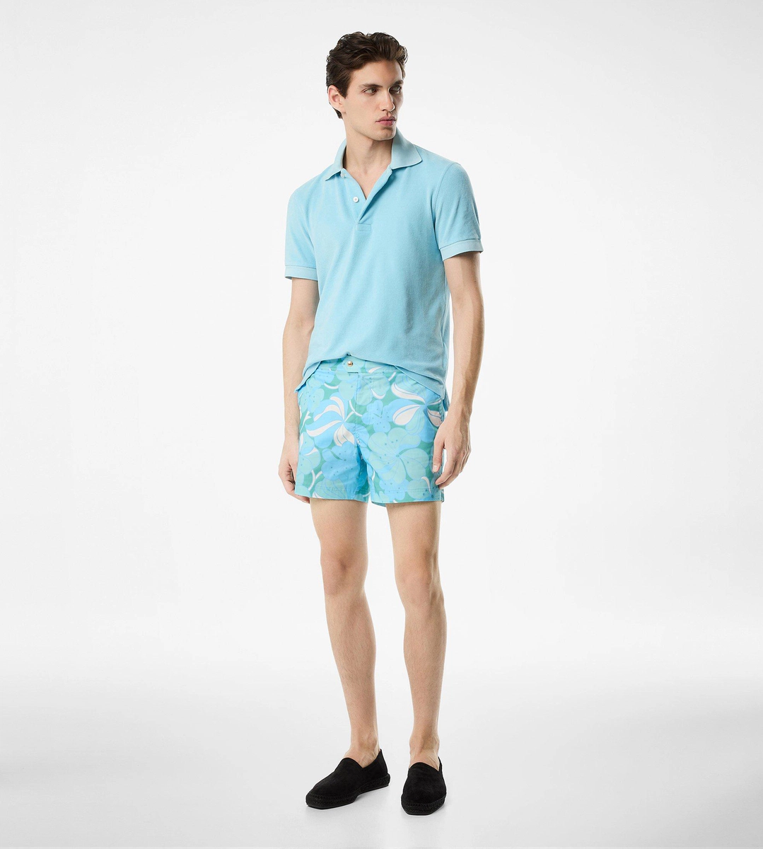 Frottee-Poloshirt