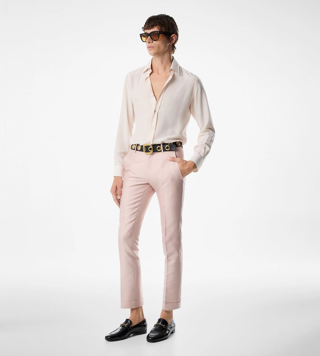 HEMD AUS GEWASCHENEM SEIDENPOPELINE UND SLIM FIT