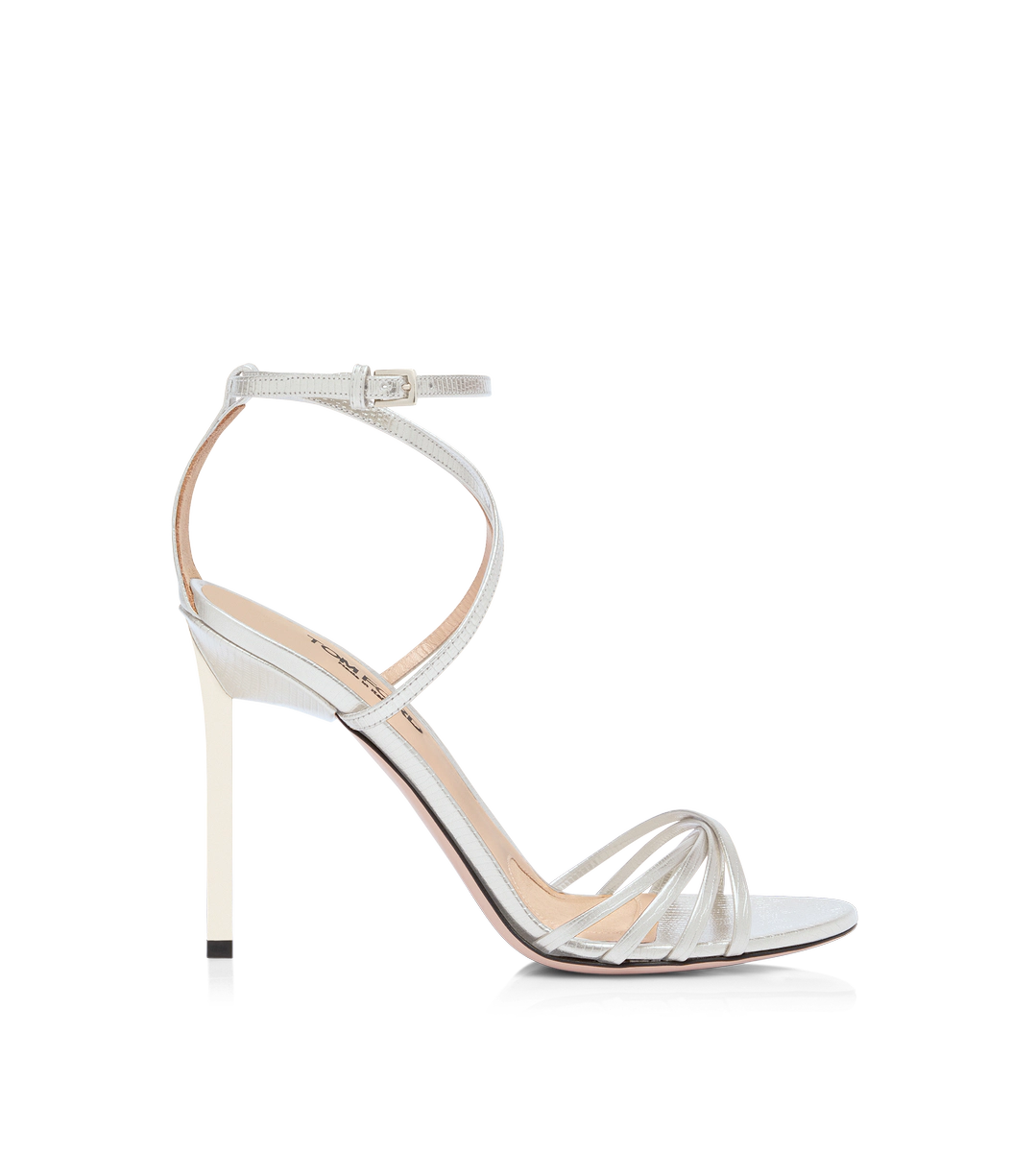 IDA SANDALE MIT LAMINIERTEM DRUCK UND EIDECHSENMUSTER IDA SANDALE MIT LAMINIERTEM DRUCK UND EIDECHSENMUSTER
