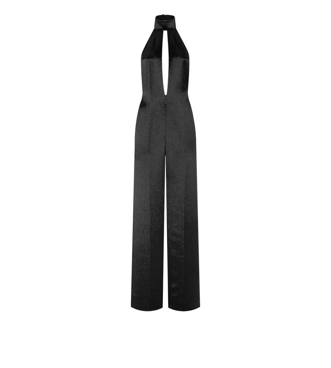 JUMPSUIT AUS BESTICKTEM GEORGETTE JUMPSUIT AUS BESTICKTEM GEORGETTE
