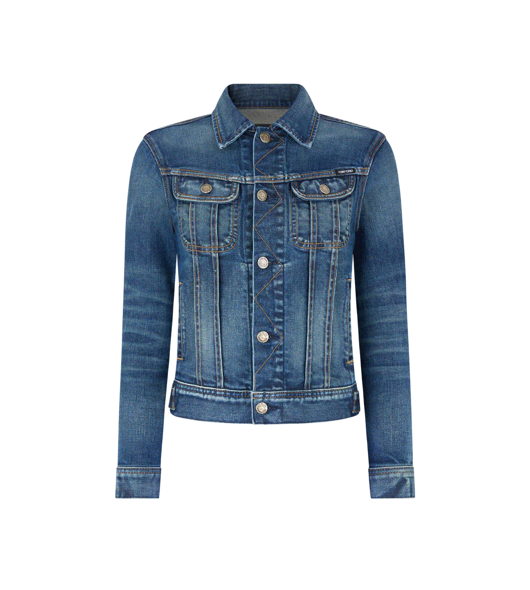 KOMFORTABLE JACKE AUS STONE WASHED-DENIM KOMFORTABLE JACKE AUS STONE WASHED-DENIM