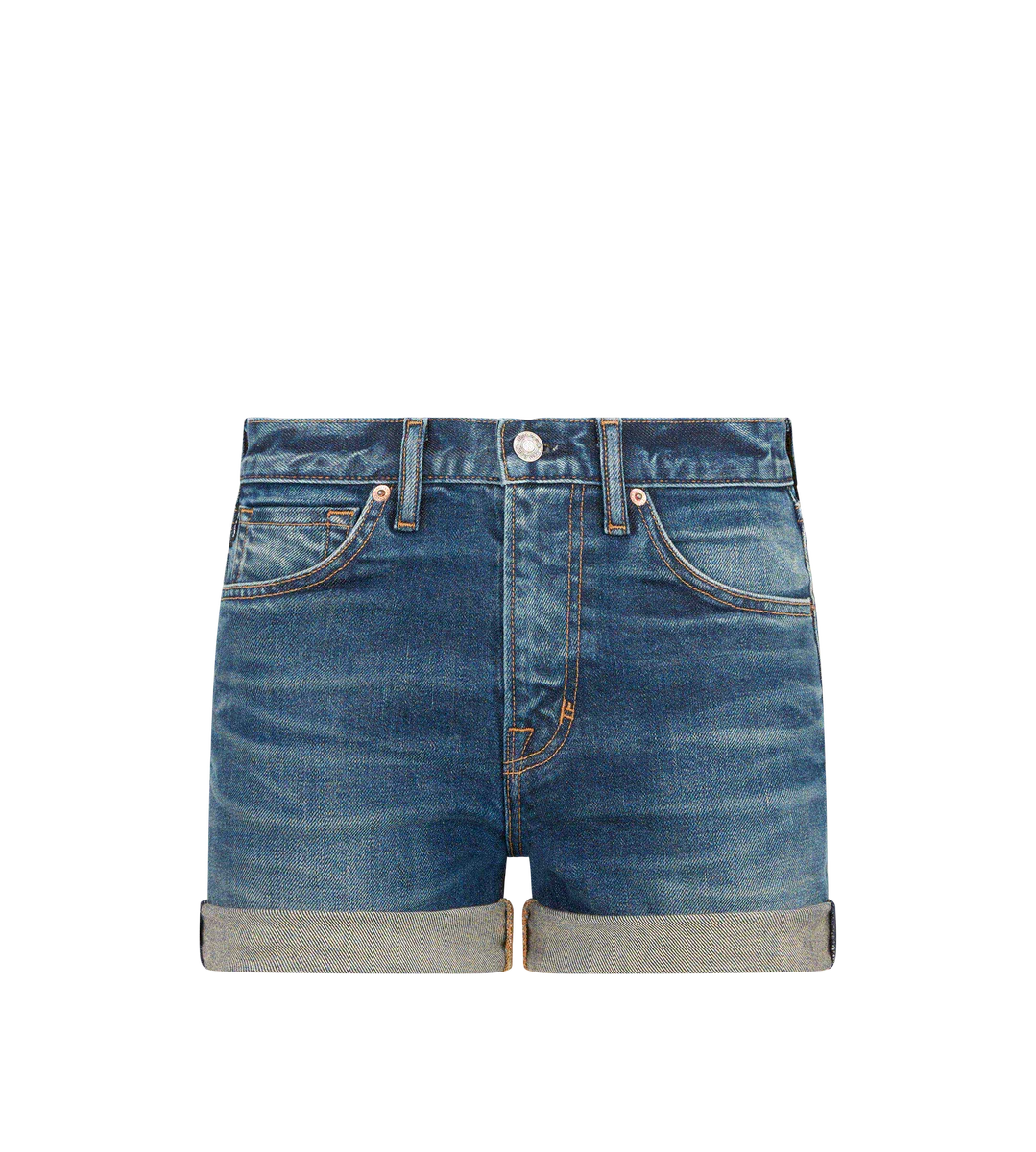 KOMFORTABLE STONE WASHED DENIM-SHORTS KOMFORTABLE STONE WASHED DENIM-SHORTS