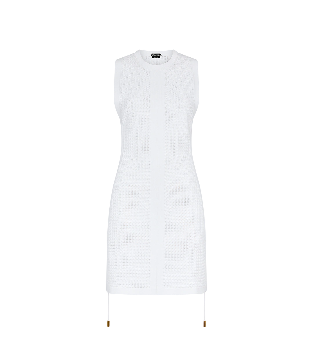 KURZER RUNDHALS-KAFTAN MIT ÜBERKREUZTEN KORDELZUG