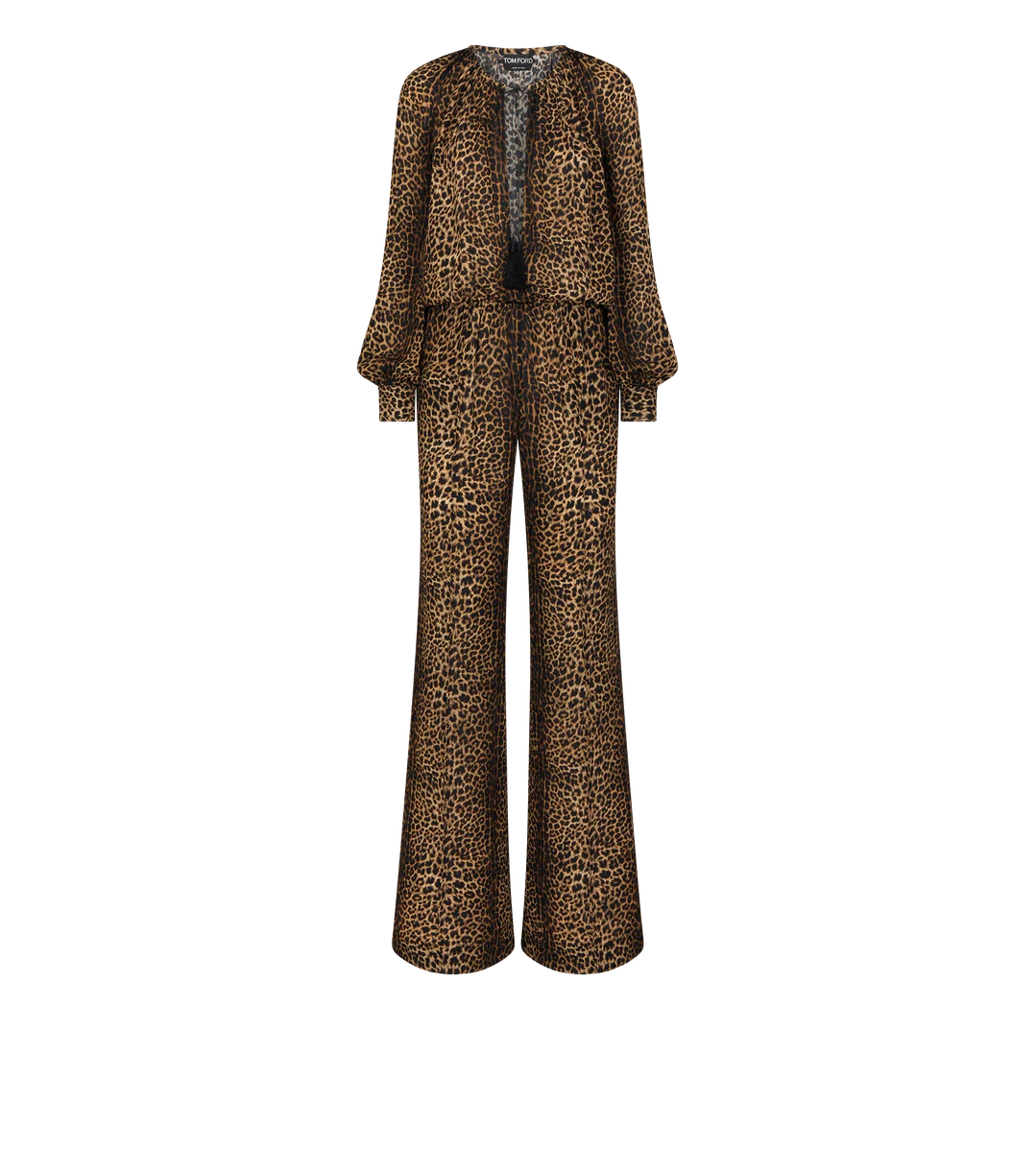 LANGÄRMELIGER JUMPSUIT MIT RAFFINIERUNG LANGÄRMELIGER JUMPSUIT MIT RAFFINIERUNG
