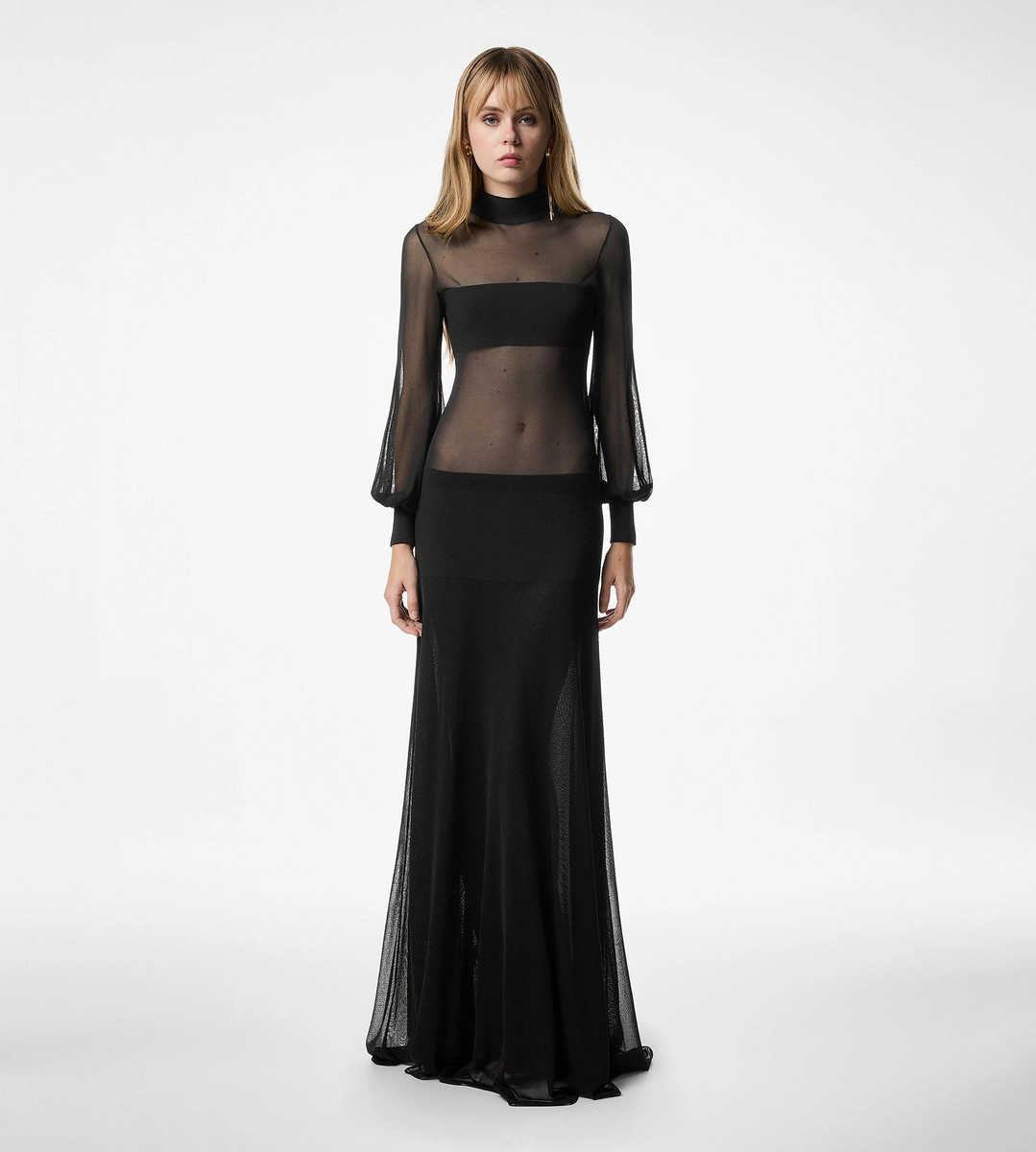 LANGES ROLLKRAGENKLEID LANGES ROLLKRAGENKLEID