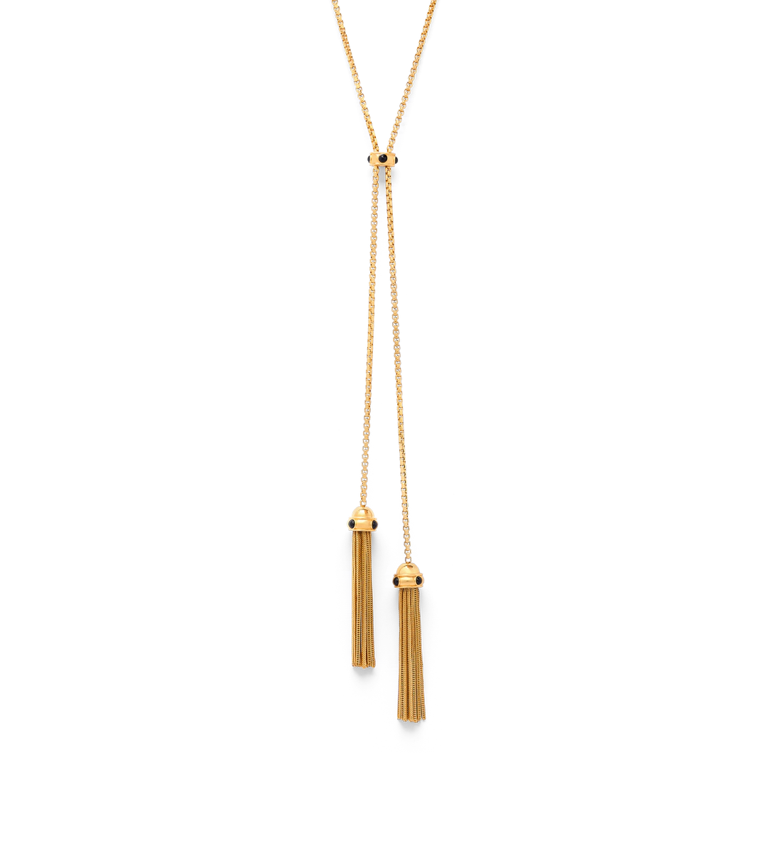 LASAHALSKETTE AUS MESSING UND KRISTALLCABOCHON LASAHALSKETTE AUS MESSING UND KRISTALLCABOCHON