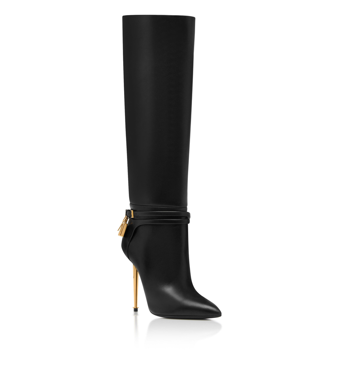 LEDERSTIEFEL MIT VORHÄNGESCHLOSS LEDERSTIEFEL MIT VORHÄNGESCHLOSS