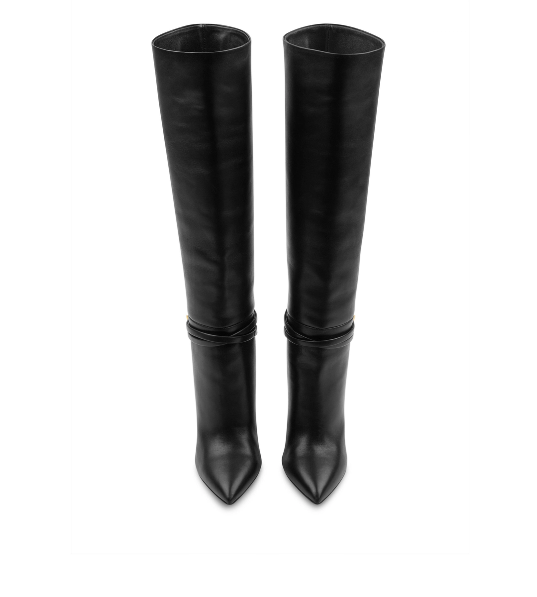 LEDERSTIEFEL MIT VORHÄNGESCHLOSS LEDERSTIEFEL MIT VORHÄNGESCHLOSS