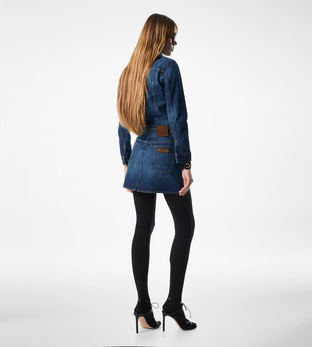 MINIROCK AUS STONE WASHED-DENIM MINIROCK AUS STONE WASHED-DENIM