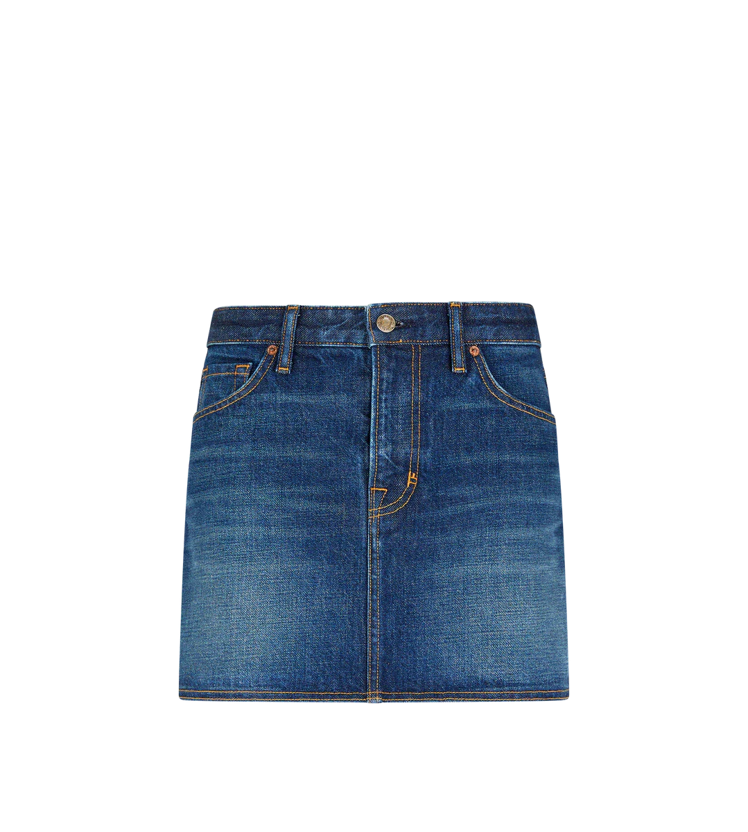 MINIROCK AUS STONE WASHED-DENIM MINIROCK AUS STONE WASHED-DENIM