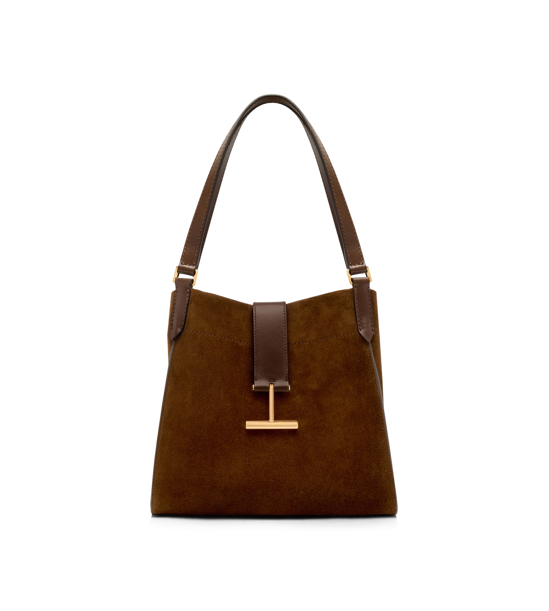 MITTLERE TOTE TARA AUS WILDLEDER UND LEDER MITTLERE TOTE TARA AUS WILDLEDER UND LEDER