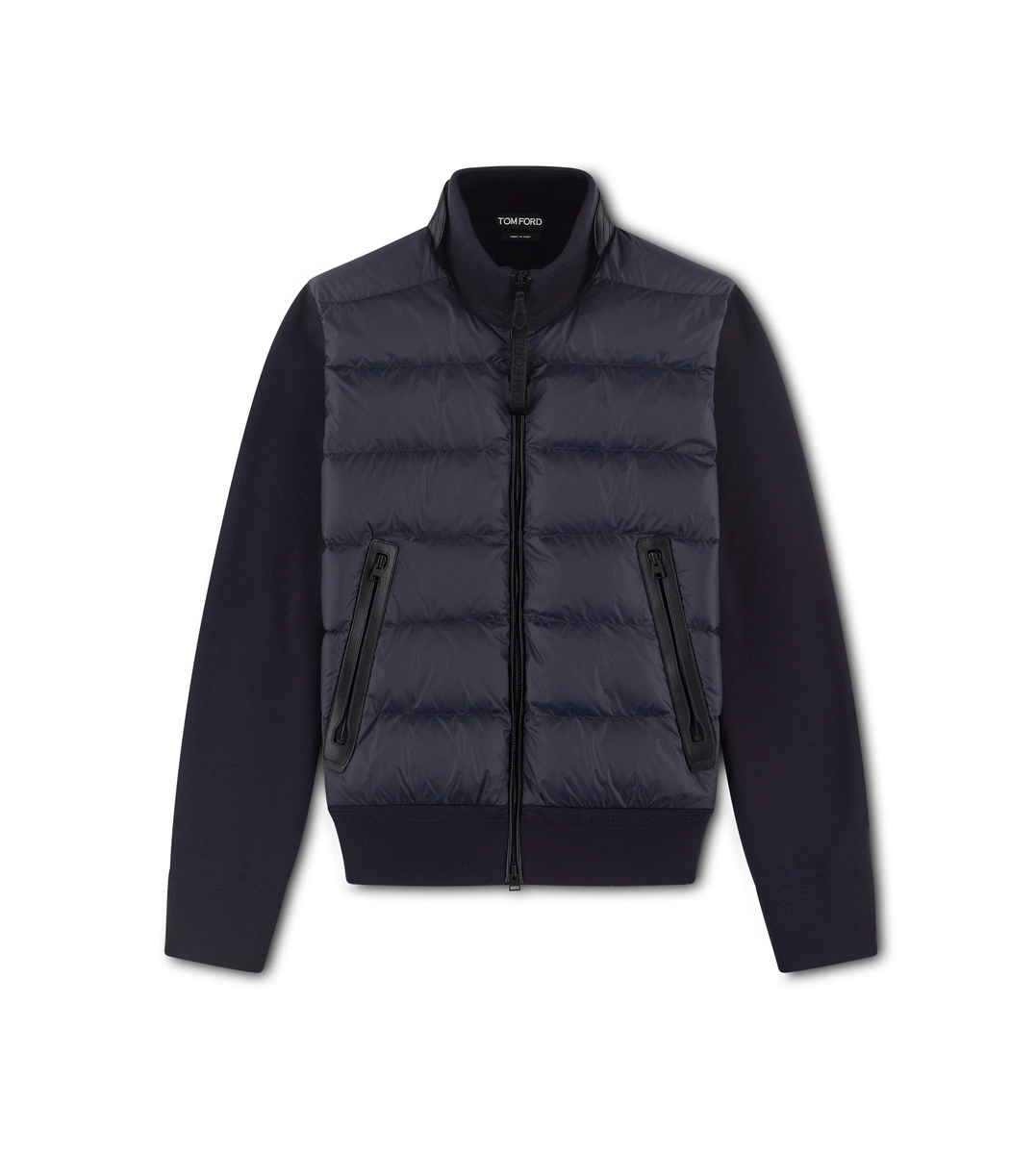 NYLON-BLOUSON MIT DAUNENVORDERSEITE UND MERINO NYLON-BLOUSON MIT DAUNENVORDERSEITE UND MERINO