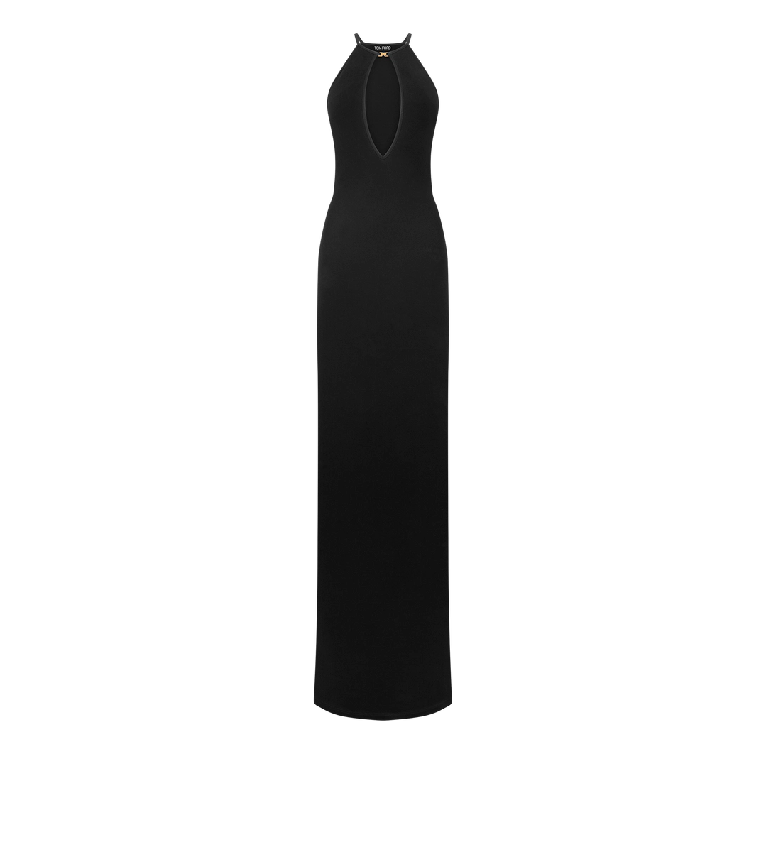 Neckholder-Abendkleid mit Cut-Out
