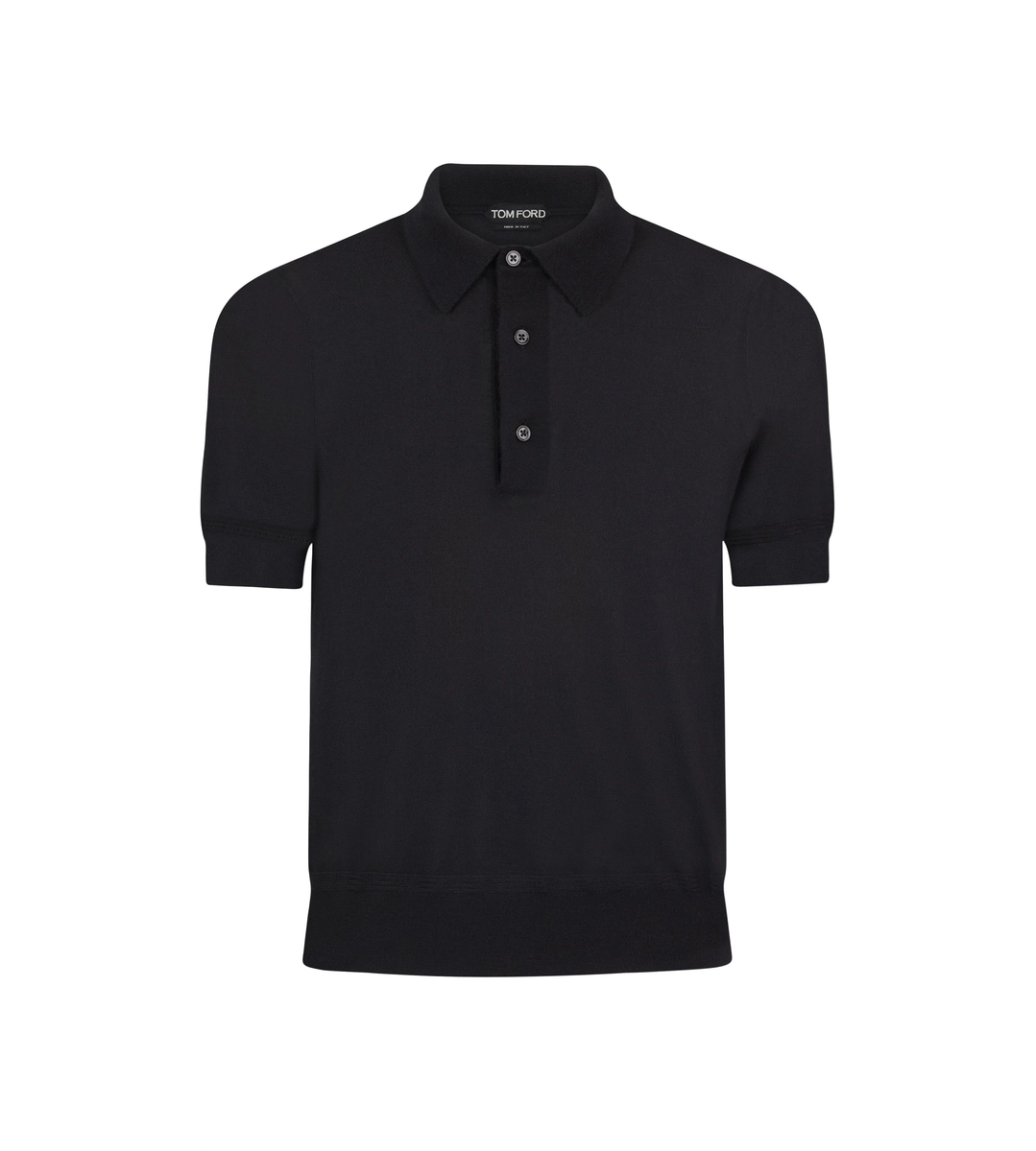 POLOSHIRT AUS FEINSTICHIGEM KASCHMIR UND SEIDE