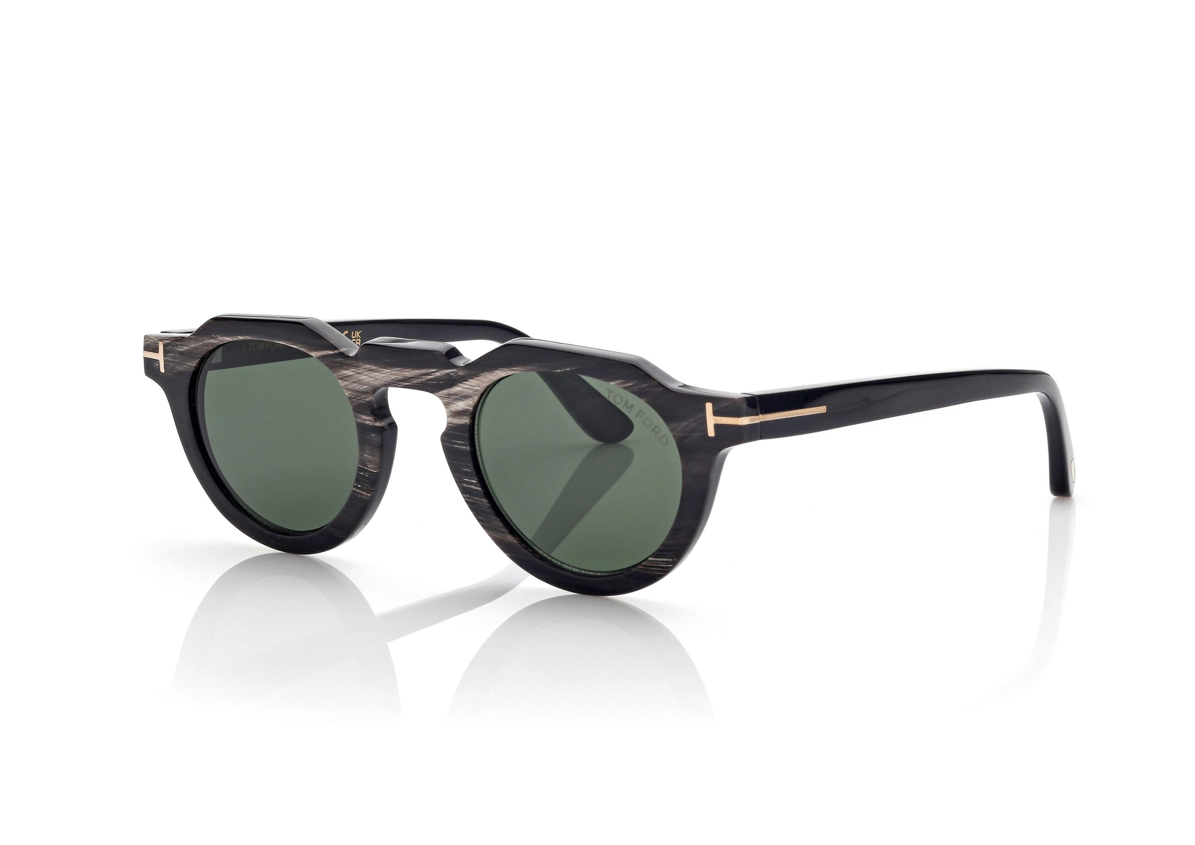 Runde Horn-Sonnenbrille Runde Horn-Sonnenbrille