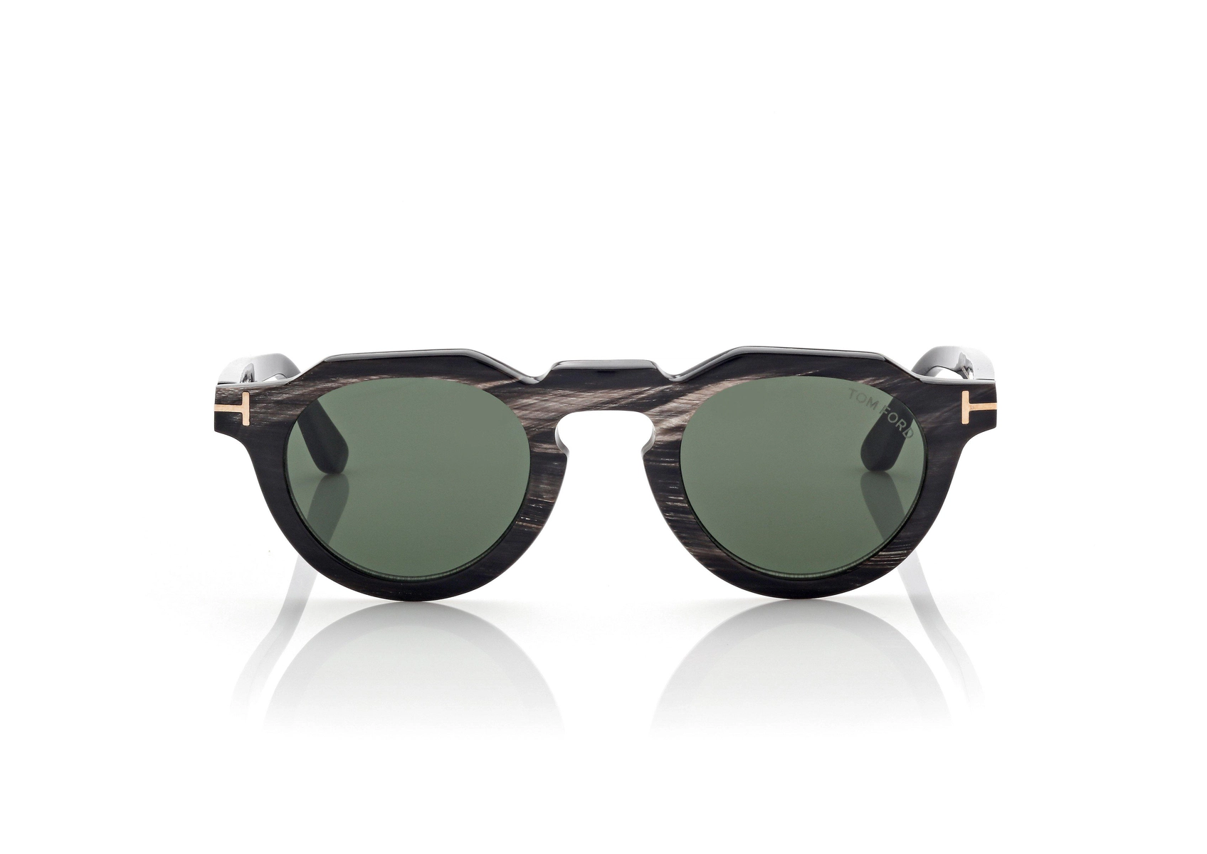 Runde Horn-Sonnenbrille Runde Horn-Sonnenbrille