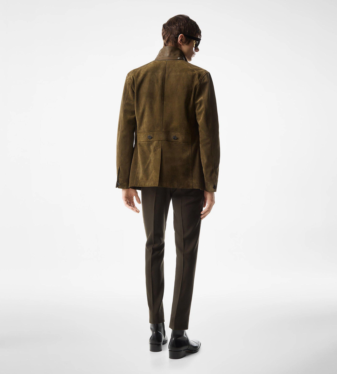 SARTORIAL MILITARY JACKET AUS KASCHMIR-WILDLEDER SARTORIAL MILITARY JACKET AUS KASCHMIR-WILDLEDER