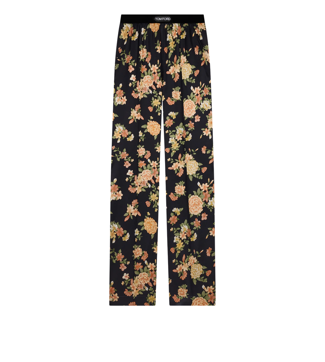 SIGNATURE PJ-HOSE AUS SEIDE MIT BLUMENDRUCK SIGNATURE PJ-HOSE AUS SEIDE MIT BLUMENDRUCK