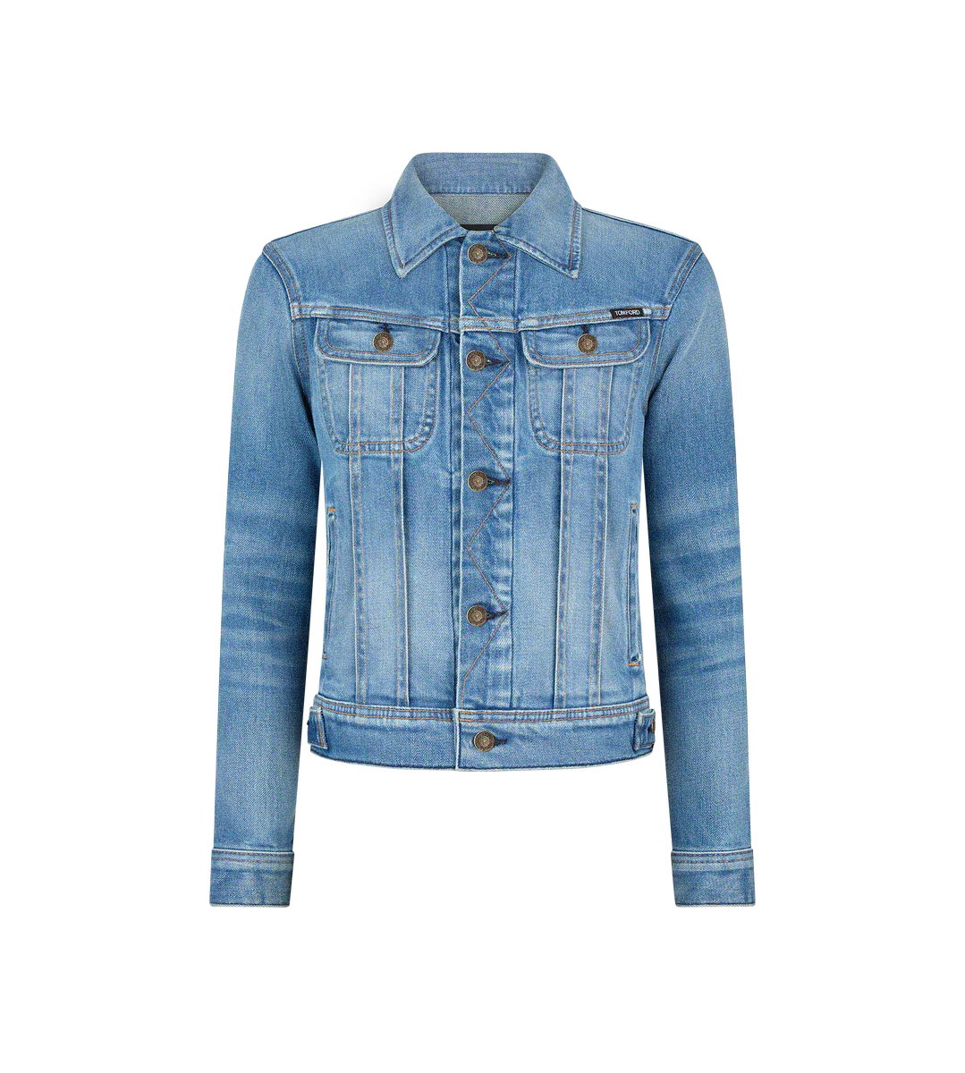 SOMMERLICHE JACKE MIT STONE WASHED-DENIM SOMMERLICHE JACKE MIT STONE WASHED-DENIM