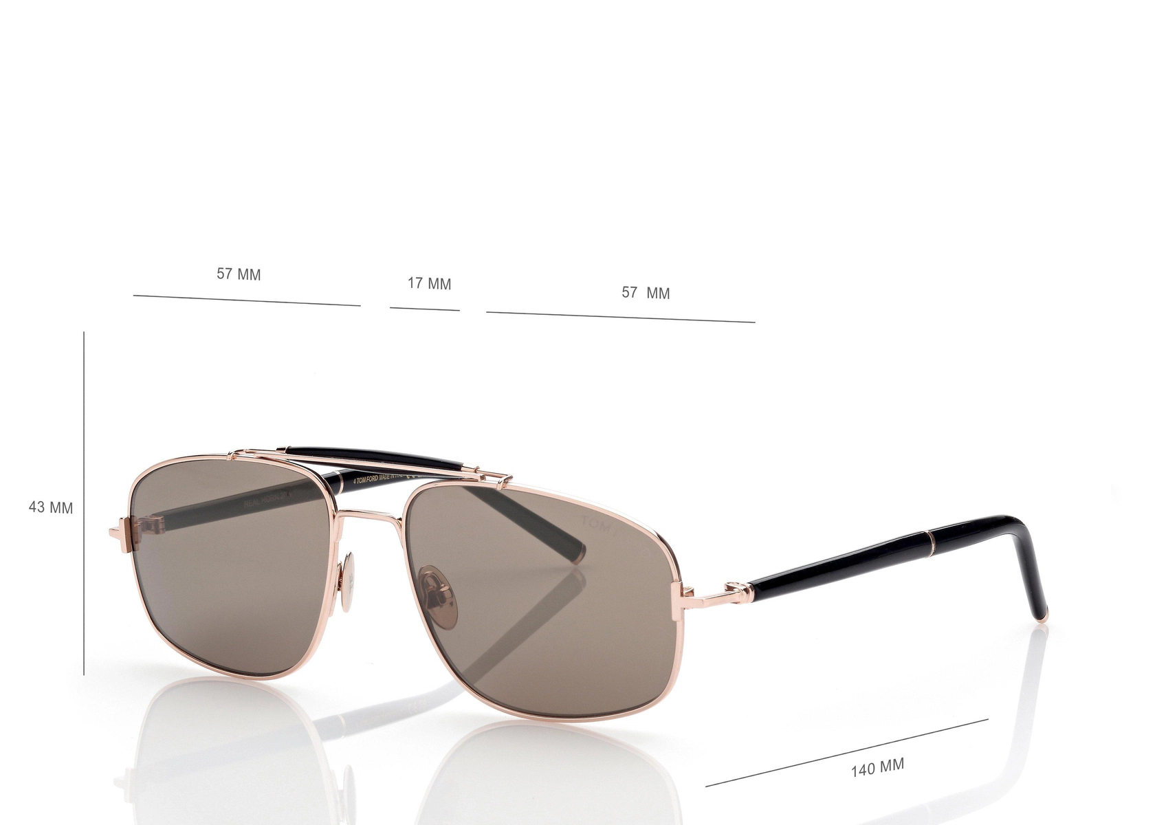 SONNENBRILLE „NAVIGATOR“ AUS TITAN UND HORN SONNENBRILLE „NAVIGATOR“ AUS TITAN UND HORN