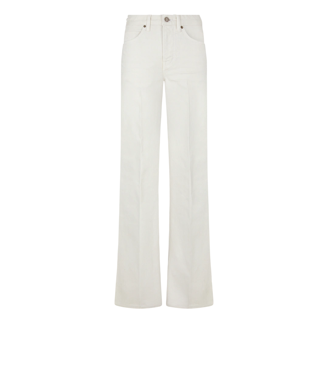 Schlaghose aus Stretch-Twill-Jeansstoff Schlaghose aus Stretch-Twill-Jeansstoff