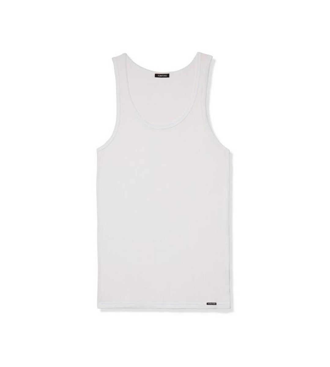 TANKTOP AUS BAUMWOLLMODALRIPPEN TANKTOP AUS BAUMWOLLMODALRIPPEN