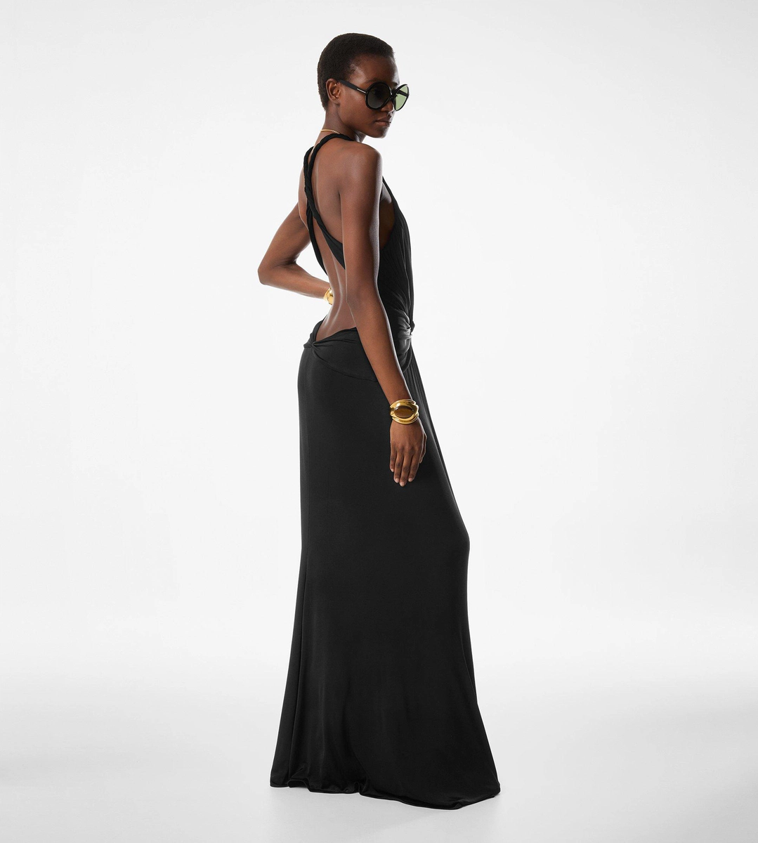 V-AUSSCHNITT CRISS-CROSS ABENDKLEID V-AUSSCHNITT CRISS-CROSS ABENDKLEID