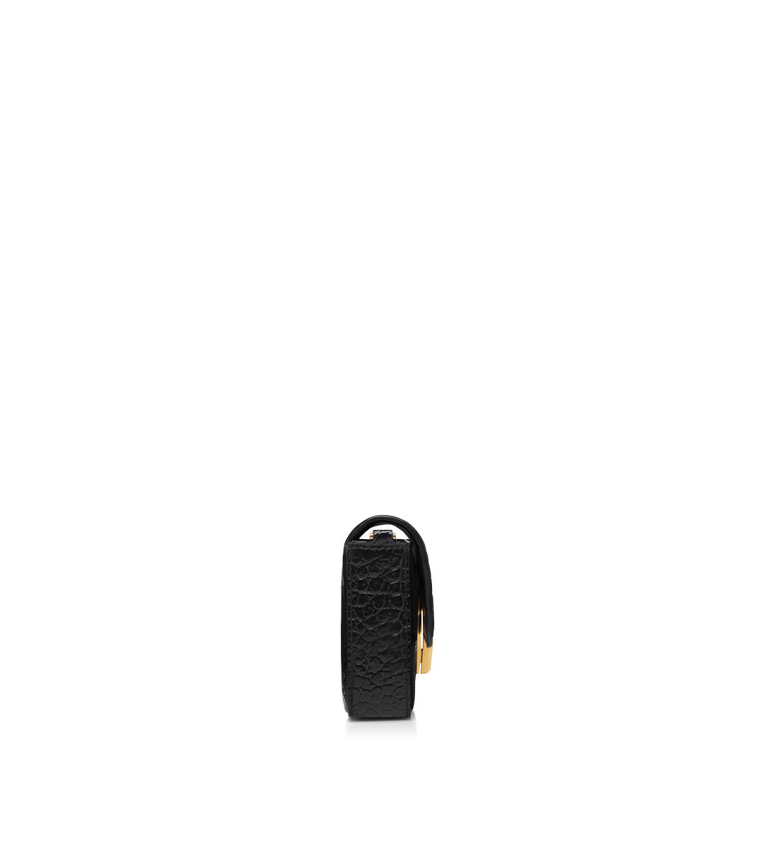 WALLIS MINI-TASCHE AUS GLÄNZENDEM KROKODILLEDER MIT PRÄGUNG WALLIS MINI-TASCHE AUS GLÄNZENDEM KROKODILLEDER MIT PRÄGUNG