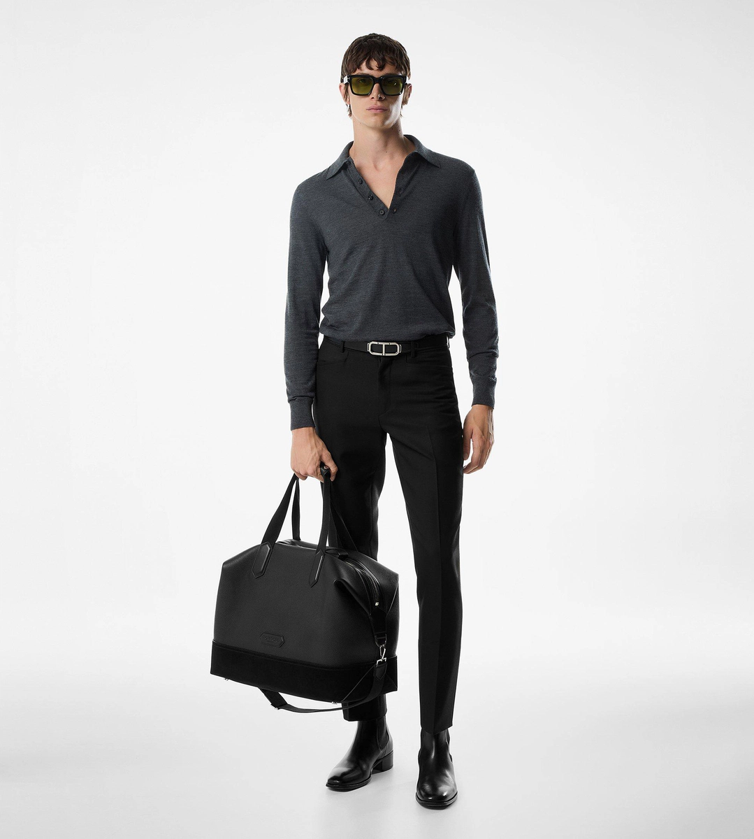 WEICHE REISETASCHE AUS NARBENLEDER WEICHE REISETASCHE AUS NARBENLEDER