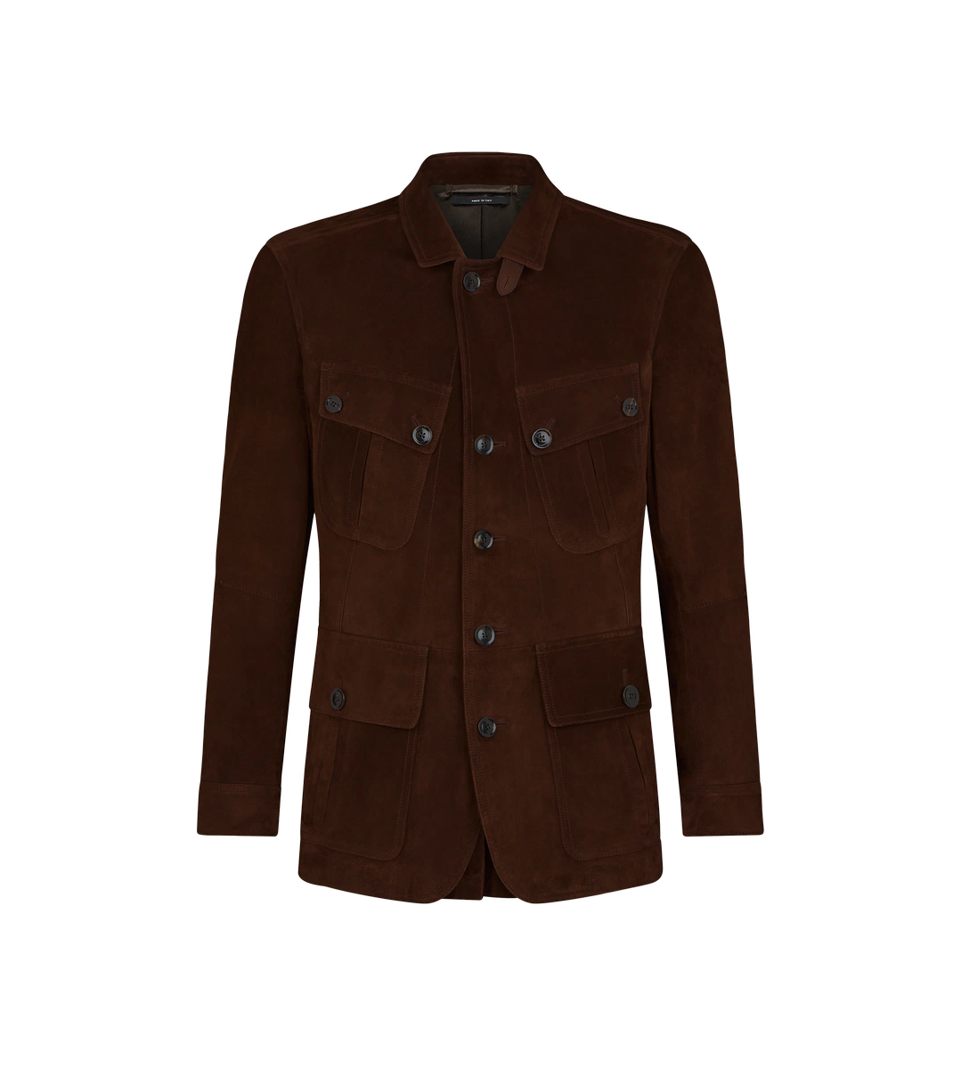 WEICHE WILDLEDER-MILITÄRJACKE WEICHE WILDLEDER-MILITÄRJACKE
