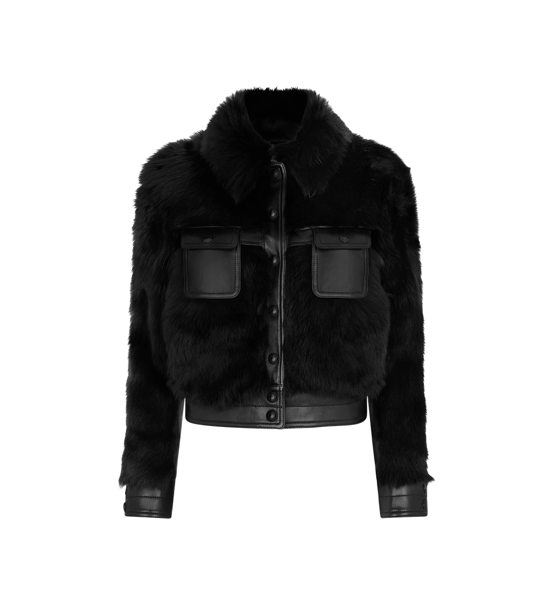 WESTERNJACKE AUS LAMMFELL UND LEDER WESTERNJACKE AUS LAMMFELL UND LEDER